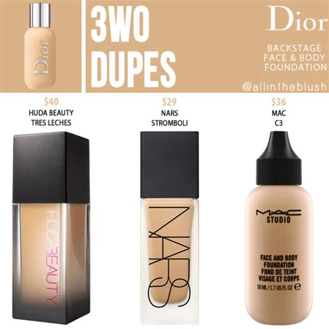 fondotinta dior nude fluid|dior face and body dupe.